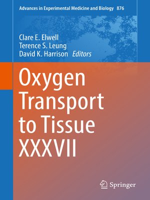 cover image of Oxygen Transport to Tissue XXXVII